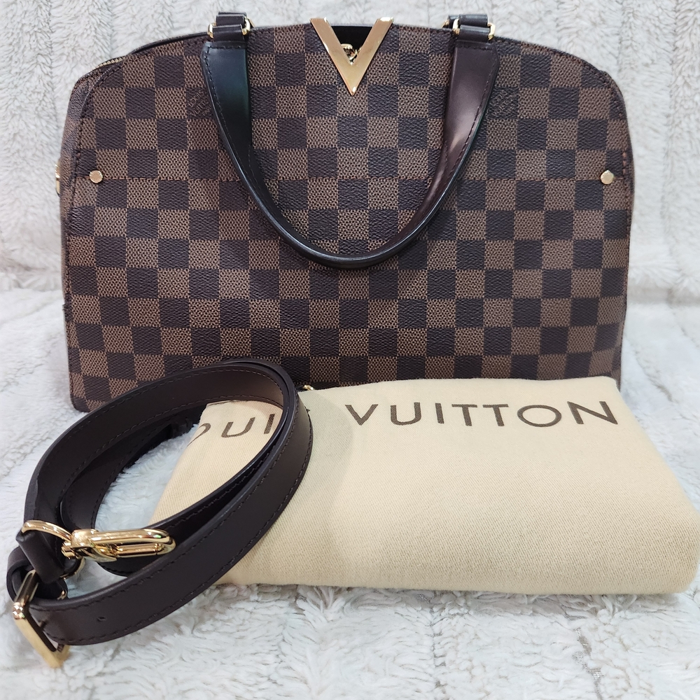 Louis vuitton kensington bowling bag damier ebene